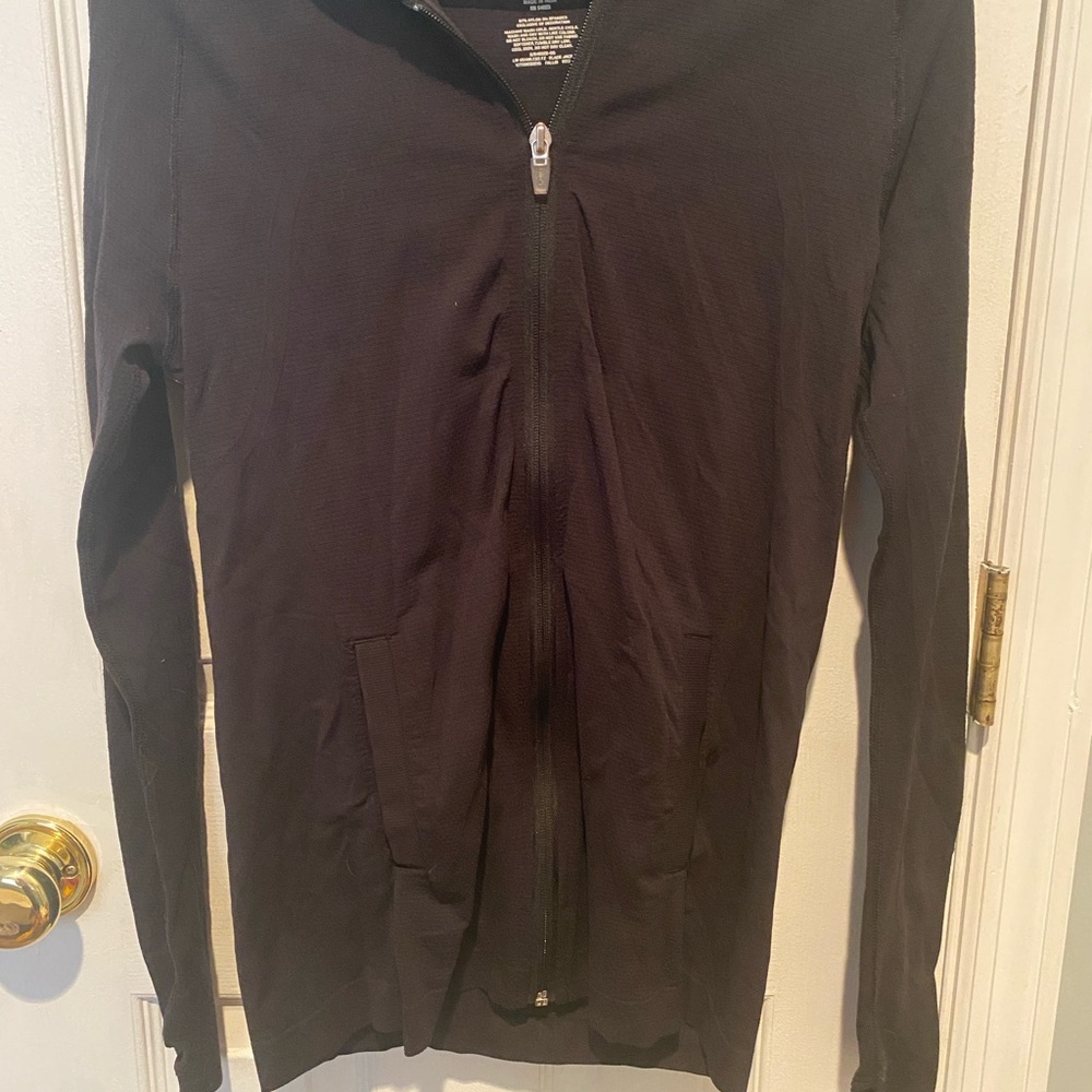 Black Zip-Up Activewear Hoodie from Old Navy